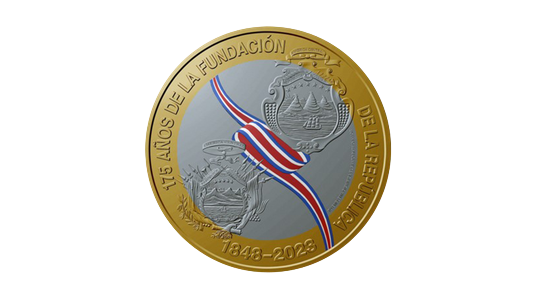 500 colon coin reverse founding of the republic collection