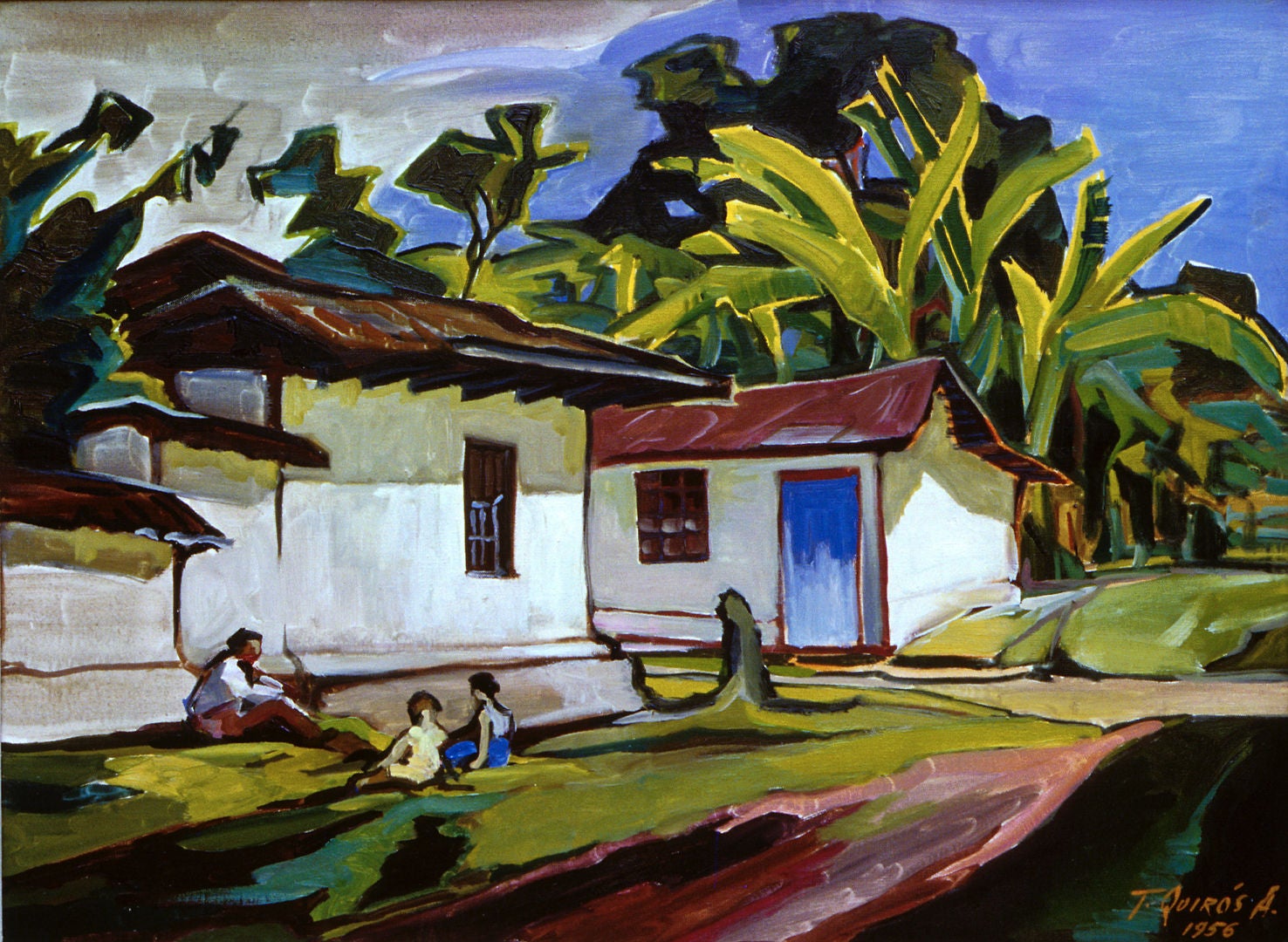 Calle de Santo Domingo. ​​Author: Teodorico Quirós, 1956