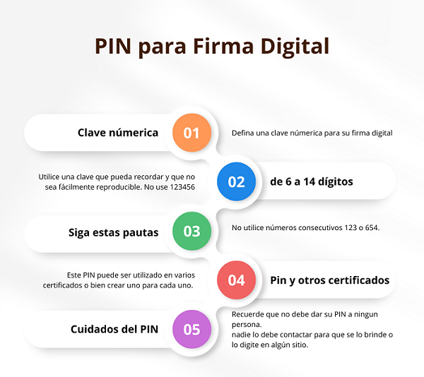 Imagen de Pin para firma digital