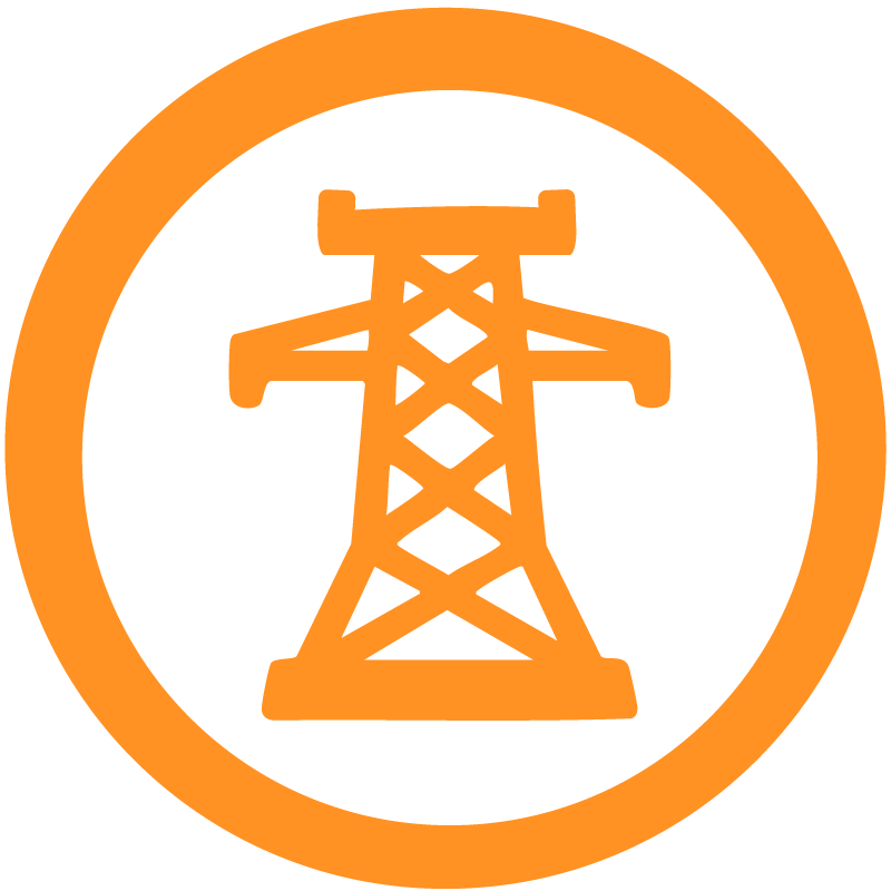icono de una torre eléctrica