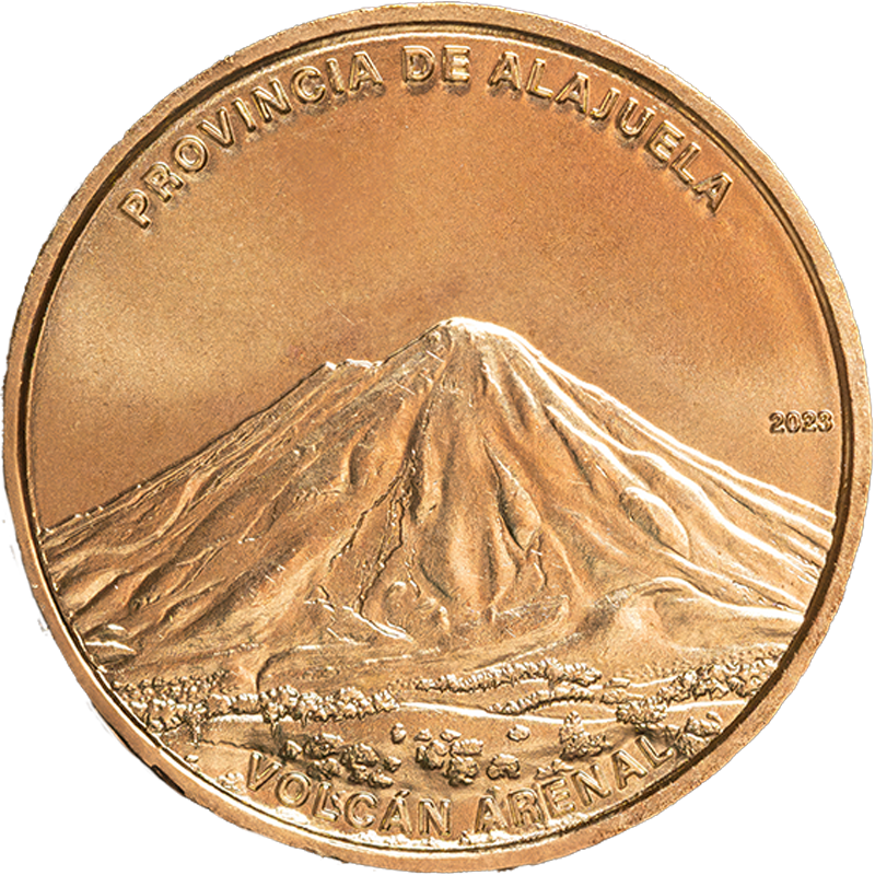 Moneda reverso corriente Alajuela