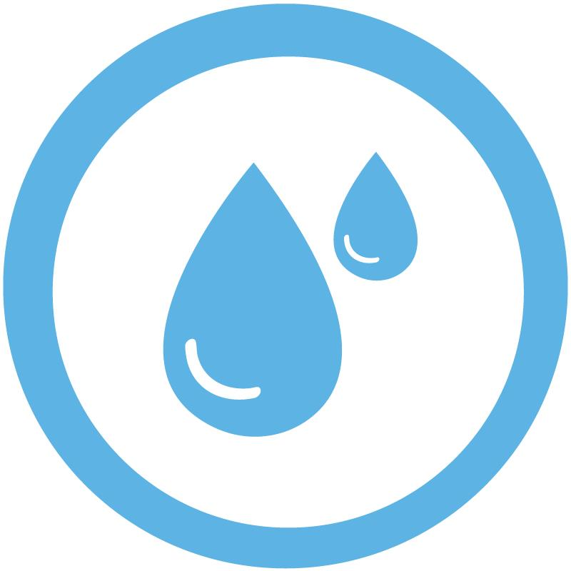 icono de una gota de agua