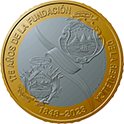 Reverso moneda del bicentenario